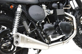 Complete Catalytic Exhaust System With Sound Certification Short Low Stainless Steel - Zard Compatible With Triumph Thruxton 900 (2001-2016)