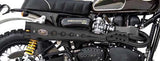 Complete Catalytic Exhaust System With Sound Certification Special Edition High Steel Black - Zard Compatible With Triumph Scrambler 900 (2001-2016)