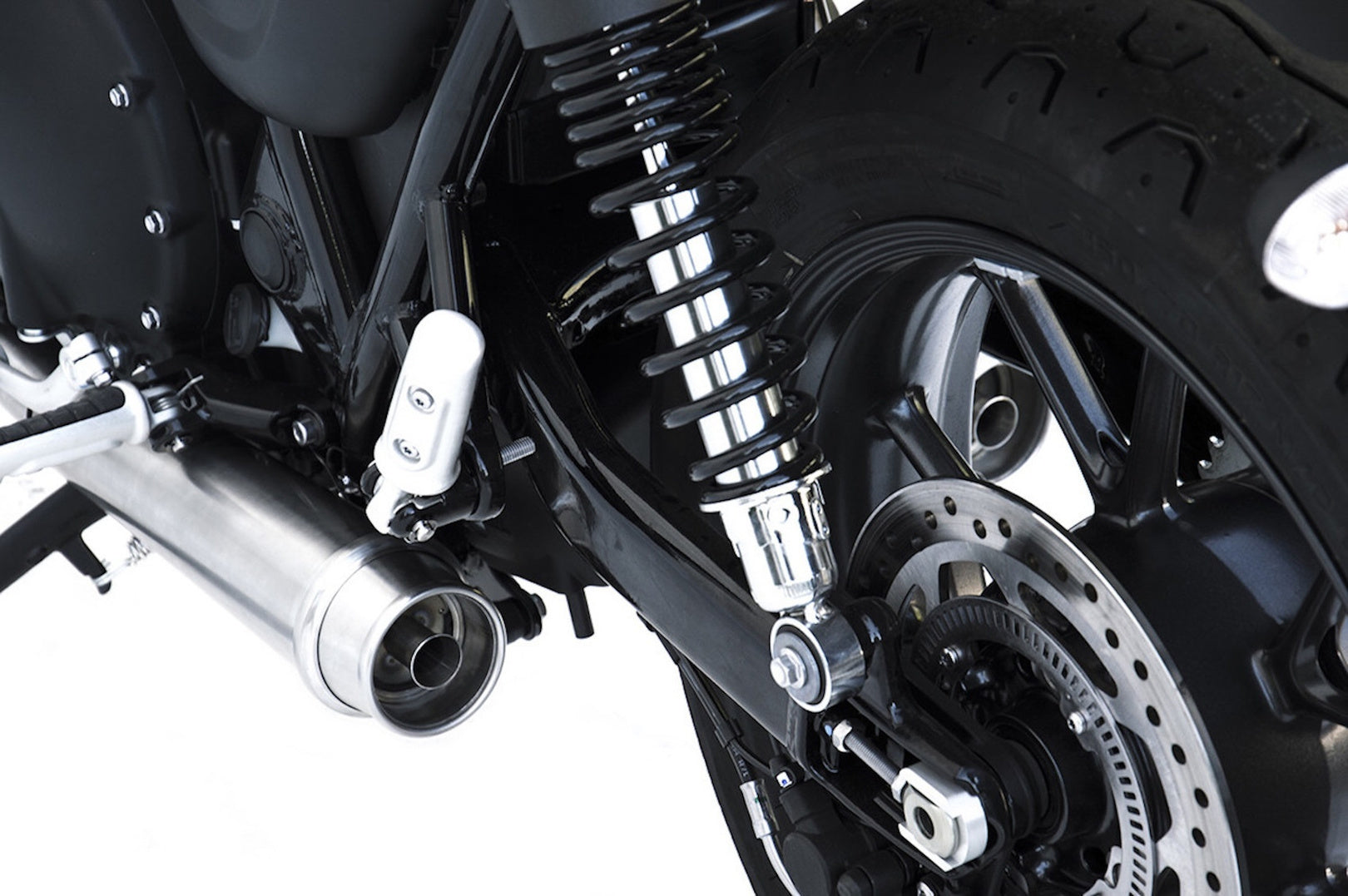 Exhaust Tip With Noise Certification Stainless Steel - Zard Compatible With Triumph Street Twin 900 (2016-2020)