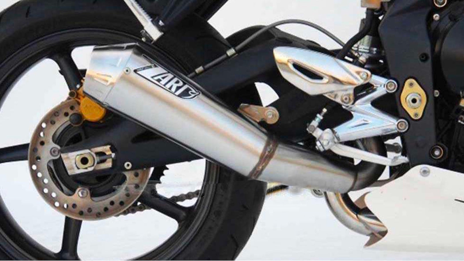 Exhaust Tip With Noise Certification Stainless Steel - Zard Compatible With Triumph Street Triple 675 (2007-2012)