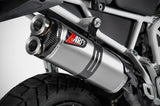 Exhaust Tip With Noise Certification Stainless Steel Endcap Carbon - Zard Compatible With Triumph Tiger 900 (2020-2023)