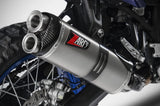 Exhaust Tip With Noise Certification Stainless Steel Endcap Carbon - Zard Compatible With Yamaha Ténéré 700 (2019-2020)