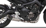Complete Catalytic Exhaust System With Sound Certification Titanium Endcap Carbon - Zard Compatible With Yamaha Xsr 900 (2017-2020)