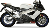 Dual Non-Catalytic Exhaust System With Sound Certification Gp Carbon - Mivv Compatible With Aprilia Tuono Fighter 1000 (2006-2010)