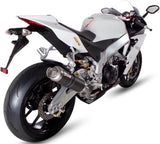 Catalytic Exhaust Tip With Sound Certification Gp Carbon - Mivv Compatible With Aprilia Tuono V4 (2010-2016)