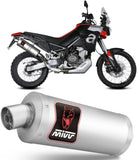 Exhaust Tip With Noise Certification Dakar Stainless Steel - Mivv Compatible With Aprilia Tuareg 660 (2022-2024)
