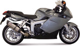 Non-Catalytic Exhaust Tip With Sound Certification Suono Stainless Steel Carbon - Mivv Compatible With Bmw K 1200 Gt (2005-2008)