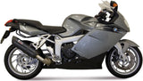Non-Catalytic Exhaust Tip With Sound Certification Suono Steel Black Carbon - Mivv Compatible With Bmw K 1200 Gt (2005-2008)