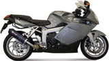 Non-Catalytic Exhaust Tip With Sound Certification Oval Carbon Carbon - Mivv Compatible With Bmw K 1200 S (2005-2008)