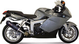 Catalytic Exhaust Tip With Sound Certification Oval Carbon Carbon - Mivv Compatible With Bmw K 1200 S (2005-2008)