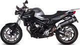 Exhaust Tip With Noise Certification Speed Edge Steel Black Carbon - Mivv Compatible With Bmw F 800 R (2009-2020)