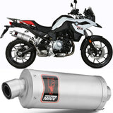 Exhaust Tip With Noise Certification Dakar Stainless Steel - Mivv Compatible With Bmw F 850 Gs (2018-2024)