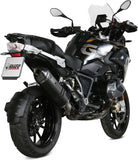Exhaust Tip With Noise Certification Speed Edge Steel Black Carbon - Mivv Compatible With Bmw R 1250 Gs (2019-2023)
