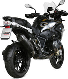 Exhaust Tip With Noise Certification Speed Edge Steel Black Carbon - Mivv Compatible With Bmw R 1250 Gs Adventure (2019-2023)