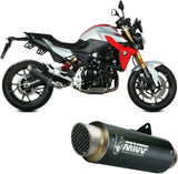 Exhaust Tip With Noise Certification Gppro Steel Black - Mivv Compatible With Bmw F 900 R (2020-2024)