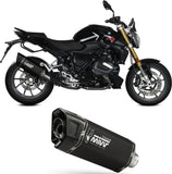 Exhaust Tip With Noise Certification Sr-1 Titanium Black - Mivv Compatible With Bmw R 1250 Rs (2021-2024)