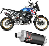 Exhaust Tip With Noise Certification Dakar Steel Black - Mivv Compatible With Bmw F 900 Gs (2024)