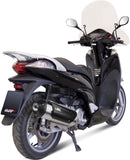 Complete Non-Catalytic Exhaust System With Sound Certification Urban Stainless Steel - Mivv Compatible With Honda Sh 300 (2007-2014)