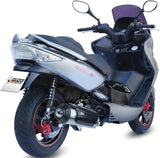 Complete Non-Catalytic Exhaust System With Sound Certification Urban Stainless Steel - Mivv Compatible With Kymco Xciting 300 (2007-2014)