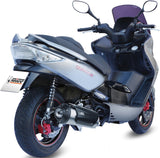 Complete Non-Catalytic Exhaust System With Sound Certification Urban Stainless Steel - Mivv Compatible With Kymco Xciting 300 (2007-2014)
