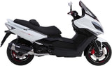 Complete Catalytic Exhaust System With Sound Certification Urban Stainless Steel - Mivv Compatible With Kymco Xciting 500 (2005-2014)