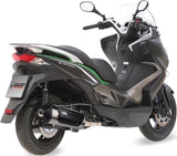 Complete Non-Catalytic Exhaust System With Sound Certification Urban Stainless Steel - Mivv Compatible With Kymco Dink Street 300 (2009-2012)
