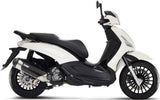 Complete Non-Catalytic Exhaust System With Sound Certification Urban Stainless Steel - Mivv Compatible With Piaggio Beverly 125 (2010-2012)
