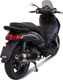 Complete Non-Catalytic Exhaust System With Sound Certification Urban Stainless Steel - Mivv Compatible With Piaggio Beverly 250 (2004-2007)