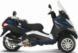 Complete Non-Catalytic Exhaust System With Sound Certification Urban Stainless Steel - Mivv Compatible With Piaggio Mp3 400 (2007-2011)