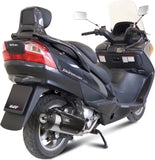 Complete Non-Catalytic Exhaust System With Sound Certification Urban Stainless Steel - Mivv Compatible With Suzuki An 400 Burgman (2003-2006)
