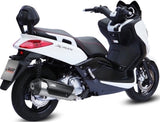Complete Non-Catalytic Exhaust System With Sound Certification Urban Stainless Steel - Mivv Compatible With Yamaha Versity 300 (2003-2005)