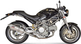 Dual Exhaust System With Sound Certification Oval Stainless Steel - Mivv Compatible With Ducati Monster S4 (2001-2003)