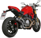 Non-Catalytic Exhaust Tip With Sound Certification Gppro Steel Black - Mivv Compatible With Ducati Monster 821 (2018-2020)