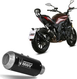 Exhaust Tip With Noise Certification Mk3 Steel Black - Mivv Compatible With Benelli 502 C (2019-2024)