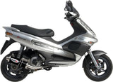 Exhaust Tip With Noise Certification Gp Steel Black - Mivv Compatible With Gilera Runner 200 (2003-2004)