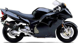 Dual Non-Catalytic Exhaust System With Sound Certification Oval Carbon - Mivv Compatible With Honda Cbr 1100 Xx (1997-2006)