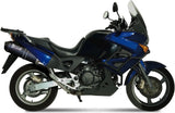 Dual Catalytic Exhaust Tips With Sound Certification Oval Carbon Carbon - Mivv Compatible With Honda Xl 1000 Varadero (2003-2011)