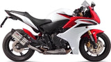 Exhaust Tip With Noise Certification Suono Stainless Steel Carbon - Mivv Compatible With Honda Cbr 600 F (2011-2013)