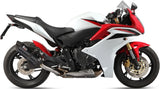Exhaust Tip With Noise Certification Suono Steel Black Carbon - Mivv Compatible With Honda Cbr 600 F (2011-2013)