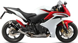 Exhaust Tip With Noise Certification Gp Steel Black - Mivv Compatible With Honda Cbr 600 F (2011-2013)