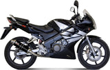 Complete Catalytic Exhaust System With Sound Certification Gp Steel Black - Mivv Compatible With Honda Cbr 125 R (2004-2010)