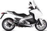 Exhaust Tip With Noise Certification Suono Stainless Steel Carbon - Mivv Compatible With Honda Nc 750 S (2014-2015)