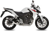 Exhaust Tip With Noise Certification Gp Carbon - Mivv Compatible With Honda Cb 500 X (2013-2015)