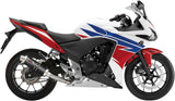 Exhaust Tip With Noise Certification Gp Carbon - Mivv Compatible With Honda Cbr 500 R (2013-2015)