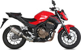 Exhaust Tip With Noise Certification Suono Stainless Steel Carbon - Mivv Compatible With Honda Cb 500 F (2016-2018)