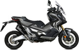 Complete Non-Catalytic Exhaust System With Sound Certification Delta Race Steel Black Carbon - Mivv Compatible With Honda X-Adv 750 (2017-2024)