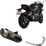Complete Catalytic Exhaust System With Sound Certification Gppro Carbon - Mivv Compatible With Honda Cbr 650 R (2019-2023)
