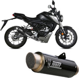 Complete Catalytic Exhaust System With Sound Certification Gppro Carbon - Mivv Compatible With Honda Cb 125 R (2018-2020)