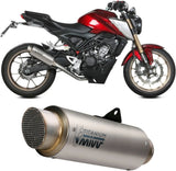 Complete Non-Catalytic Exhaust System With Sound Certification Gppro Titanium - Mivv Compatible With Honda Cb 125 R (2021-2024)