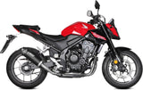 Exhaust Tip With Noise Certification Ak-1 Steel Black Carbon - Mivv Compatible With Honda Cb 500 Hornet (2024)